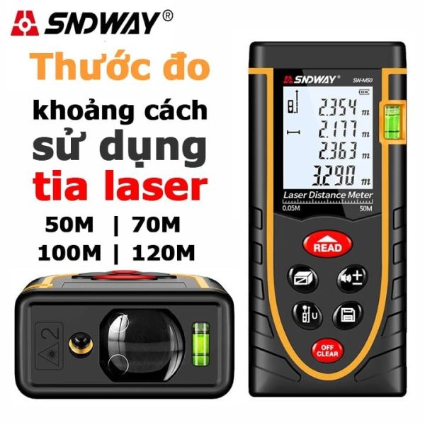 thước đo khoảng cách laser tia đỏ 70m