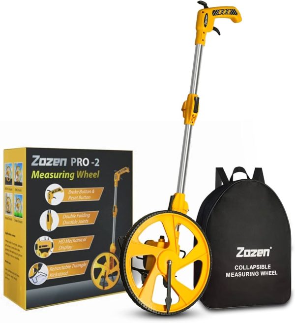 Thước đo lăn đường ZOZEN PRO dòng cơ cao cấp có phanh, có reset