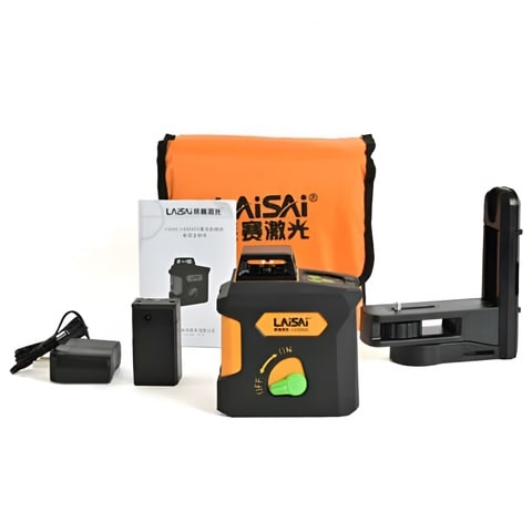 Máy cân bằng laser laisai treo tường 5 tia xanh, laisai LSG660S