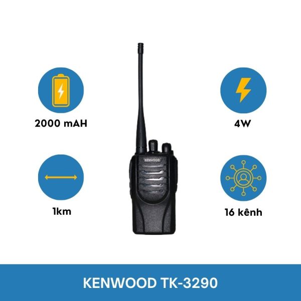 BỘ ĐÀM KENWOOD TK3290 (1-2km)