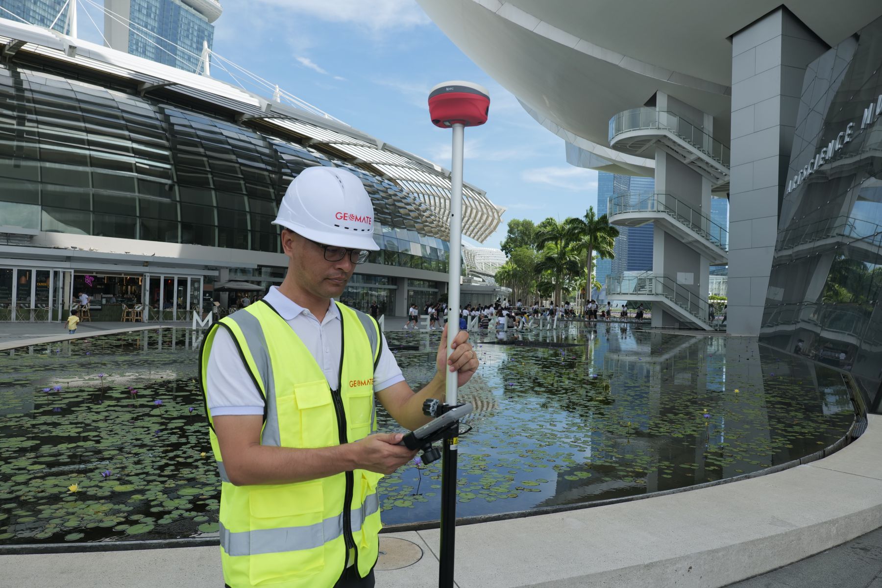 Ứng dụng máy định vị vệ tinh GPS RTK Geomate SG6